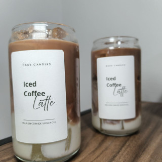 Iced coffee latte