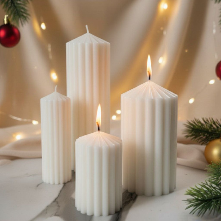 Set velas navideñas