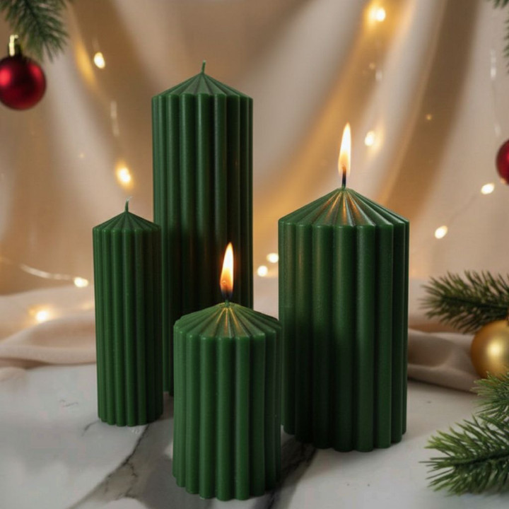Set velas navideñas