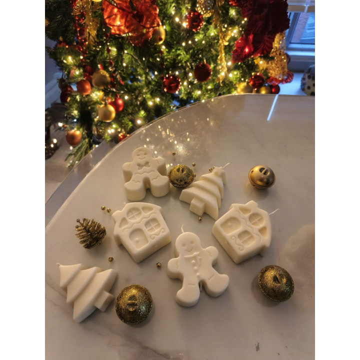 Set x 3 Aldea Navideña